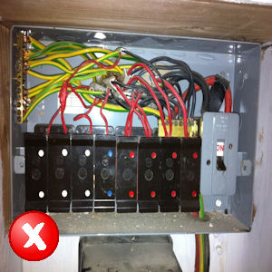 Danger of old Electrical Fuse Box